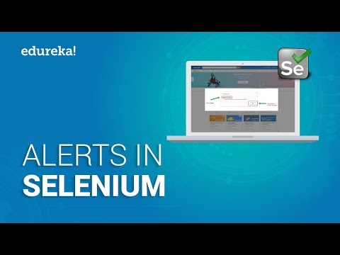 How to Handle Alerts in Selenium | How to Handle Popup in Selenium | Selenium Training | Edureka