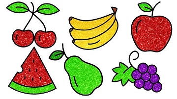 Cùng Học Cách Vẽ Trái Cây | vẽ trẻ em | Chiki Art Việt