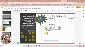 Classifying Real Numbers using a Venn Diagram