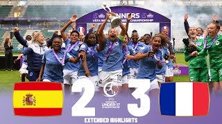 Spain vs France | Highlights | U17 Women's European Championship Final 26-05-2023