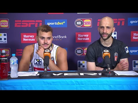 Mahmoud Abdelfattah and DJ Hogg press conference vs Cairns Taipans - Round 5 NBL24