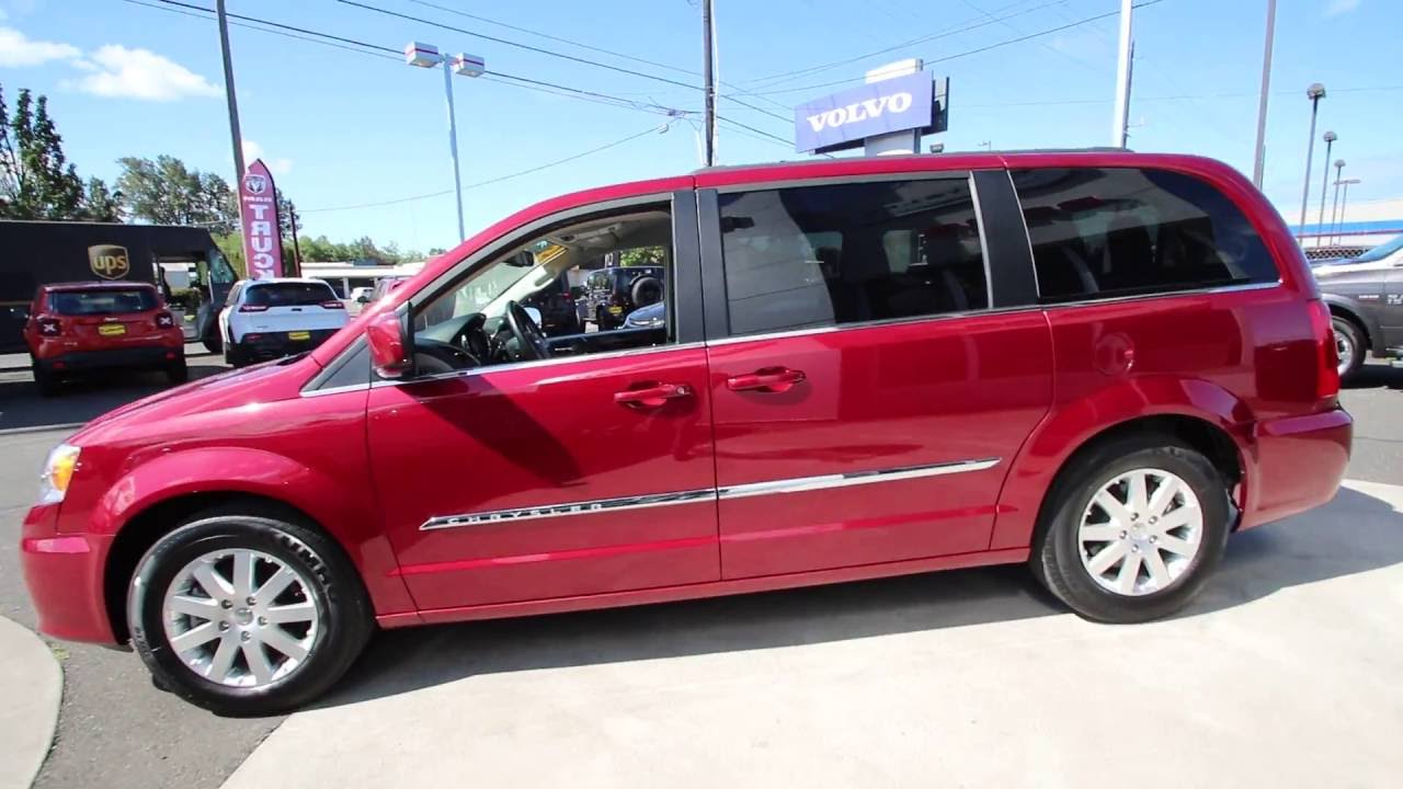 red town and country van