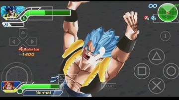 Gogeta vs Vegetto SSJ Blue and SSJ4 |  Dragon Ball Tag Team Mod