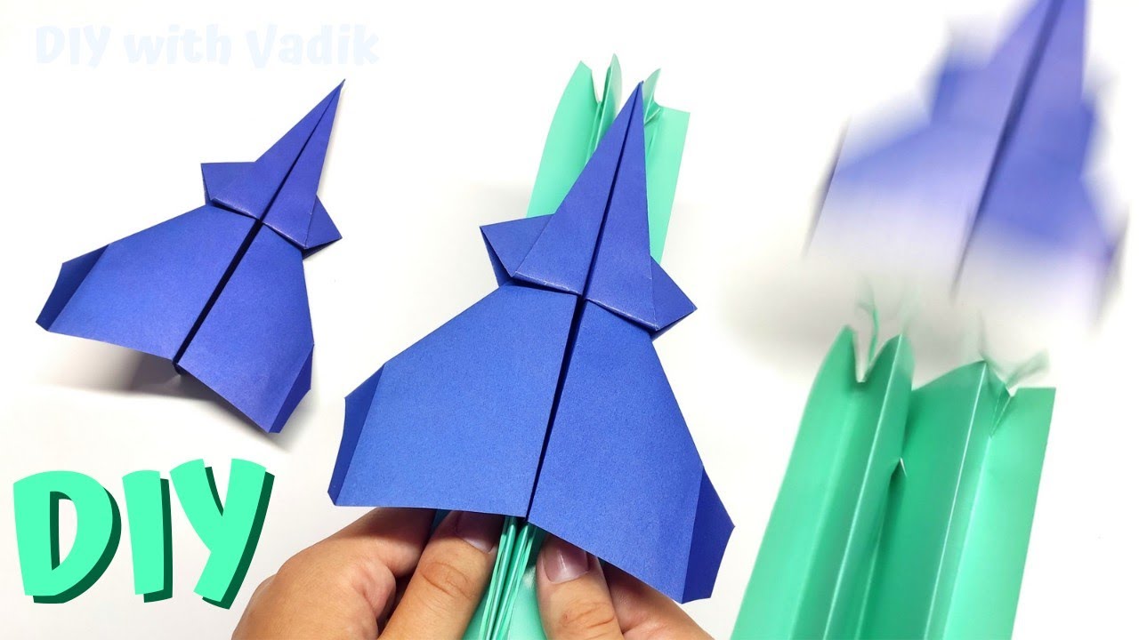 Как сделать самолетик из бумаги своими руками | Поделки, Бумажные кораблики, Бумага