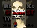 ROBLOX’s SCARIEST TYCOON #roblox #analoghorror