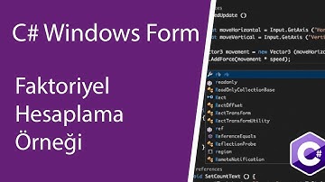 C# Windows Form Faktoriyel Hesaplama Örneği