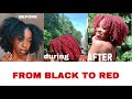 DYEING MY NATURAL HAIR RED! (NO BLEACH NEEDED, ZERO DAMAGE!) | LOREAL HICOLOR RED & MAGENTA