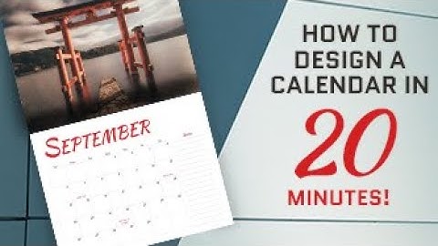 Design a Professional Calendar in 20 minutes | In-depth usage of InDesign and Calendar Wizard.
