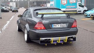 RARE Mercedes S500 GT W220 Widebody - V8 Engine Sounds !