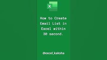 Learn to create an Email List for your Company