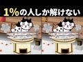 【間違い探し】最後は超難問!60歳以上の99%が全問正解できない!だんだん難しくなるけど面白い無料脳トレ動画で一緒に認知症予防