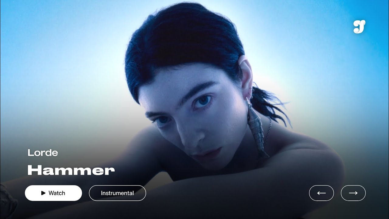 Lorde – Hammer | Instrumental