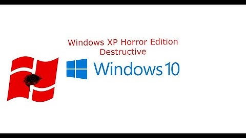 Testing Windows XP Horror Edition virus on Windows 10 VM