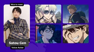 Anime Characters Voiced By Satou Gen - Same Voice Actor