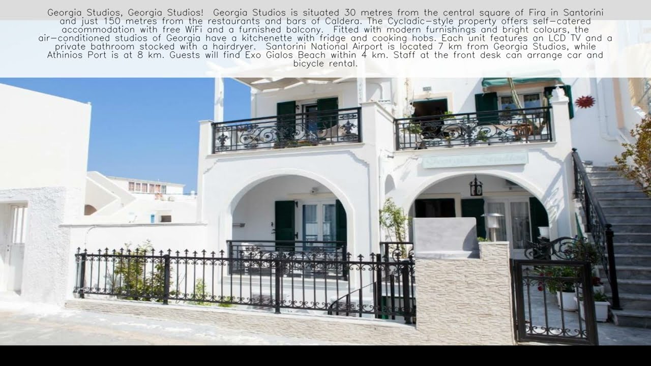 Georgia Studios Santorini - Greece ⭐️⭐️⭐️⭐️⭐️ 👇 Check Prices in Description 👇