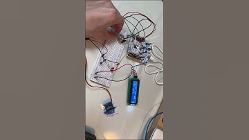 #servomotor and #led control using #lcd with STM32 Nucleo Board #embedded #stm #stm32