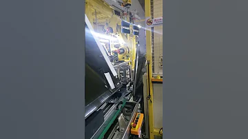 Robot Fanuc Con Ventosas Para Transportar Tv S 