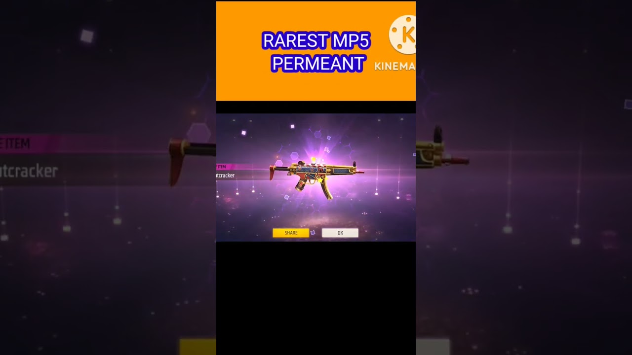 Free 😱 Rarest Mp5 | Nutcracker Mp5 Free Fire Max 