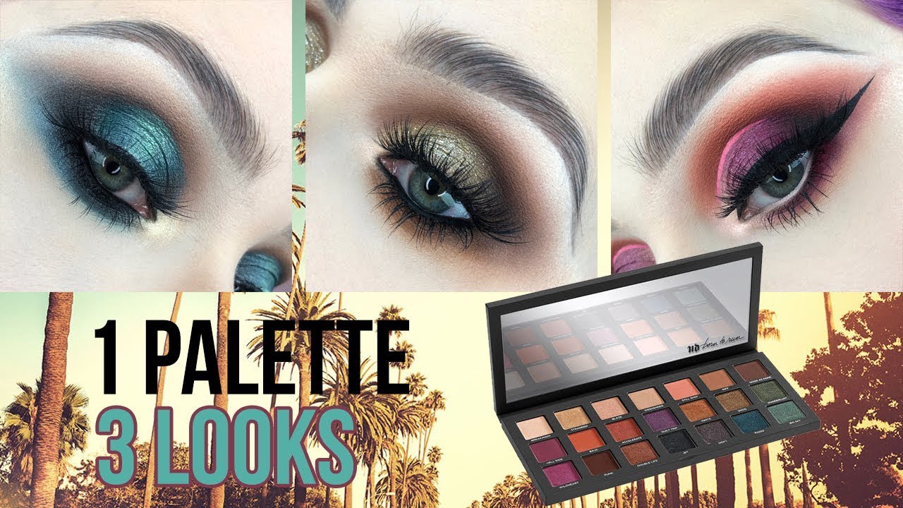 URBAN DECAY Born To Run | 1 PALETTE 3 LOOKS