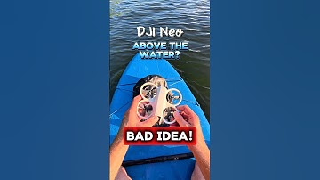 DJI Neo Over Water?? BAD IDEA! 🤦‍♂️💦 #drone #DJI #DJINeo #DroneFail #WaterCrash #EpicFail