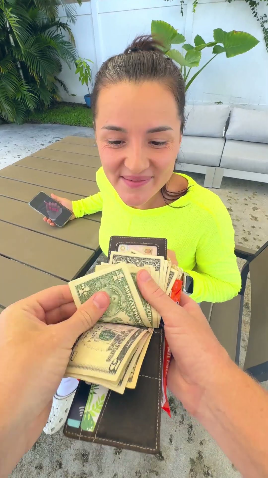 I wanted to get MONEY for a MANICURE ??? #shorts #khamitovy #martaandrustam