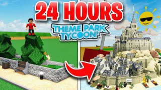 24-HOUR Theme Park Tycoon 2 Build Challenge!