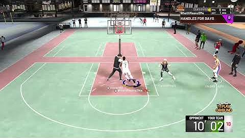 2k20 Kevin Durant build going off in the park tallest speed boosting build