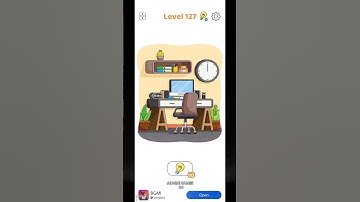 DOP GAMES (Draw One Part Brain Games. // level 127 // solution 🧠 #drawonepart