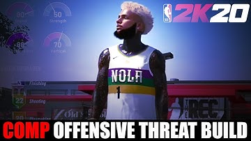 COMP OFFENSIVE THREAT BUILD IN NBA 2K20! *THIS BUILD WILL TURN YOU INTO A DEMON*