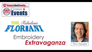 Trevor Conquergood's Floriani Embroidery Extravaganza | Tops Vacuum and Sewing by Tops Vacuum and Sewing 97 views 2 years ago 4 minutes, 11 seconds