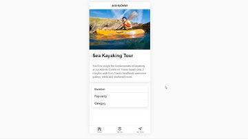 #12 IONIC 4 - Implémenter le Design de la Page ActivityDetail