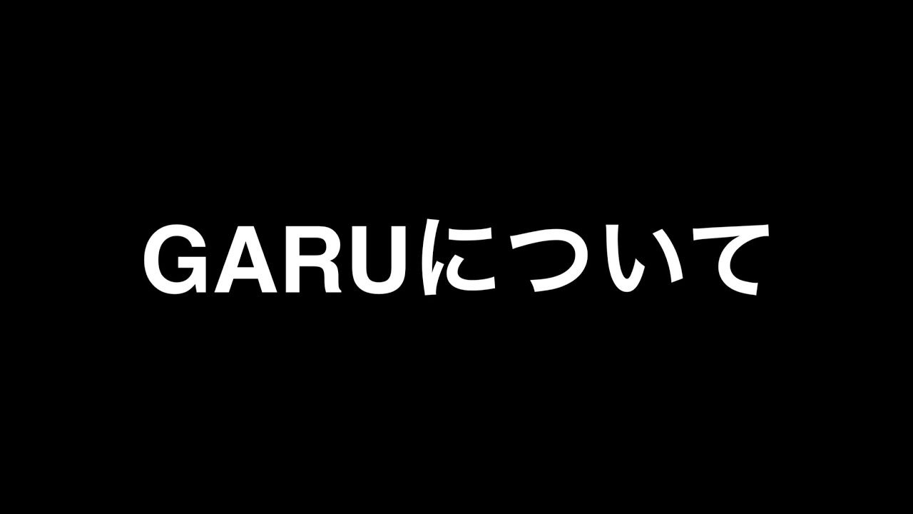 ご報告 garuについて youtube