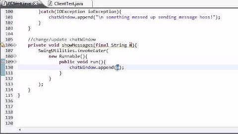 Intermediate Java Tutorial   57   showMessage and ableToType   YouTube