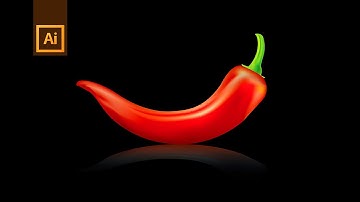 Chili logo tutorial by Illustrator mesh tool