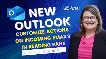 Customize Actions on Incoming Email Toolbar | Reading Pane | Microsoft Outlook NEW