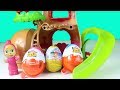 Heidinin Ağaç Evinde Sürpriz Yumurtalar Var Maşa Yumurta Açıyor Çizgi Filmler