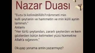 Nazar duası
