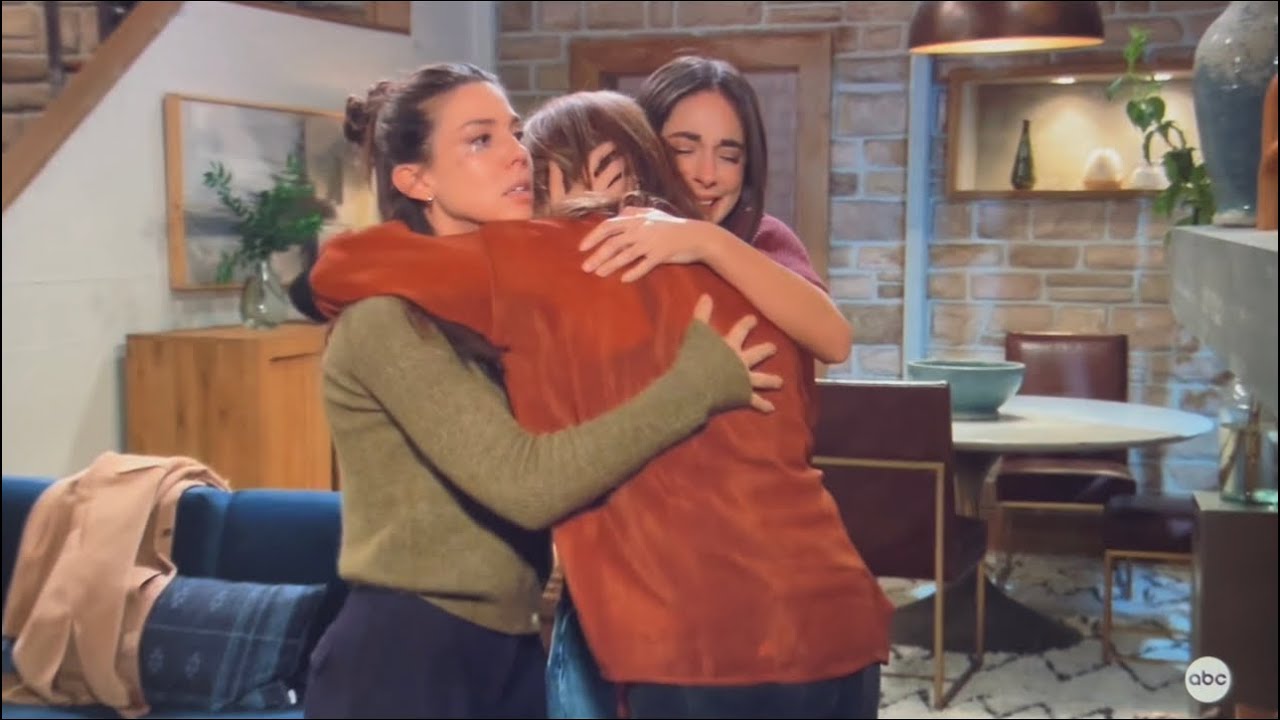 Kristina, Molly and Alexis mourn Sam General Hospital 11/4/24