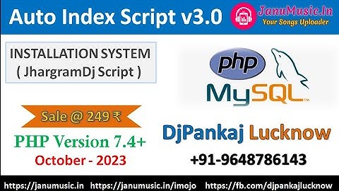 JhargramDj Script - Auto Index v3.0 - 2023 || Latest PHP Version 7.4 || JanuMusic || DjPankajLucknow