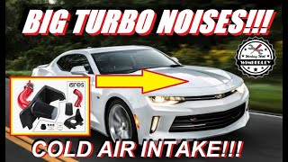 HUGE TURBO WHOOSH! Chevy Camaro Cold Air Intake Installation 2016-2023 2.0L LT RS 6th Gen Whistle