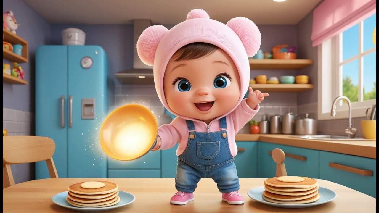 Pancake Flip Fun | Fun Learning & Action Song for Toddlers