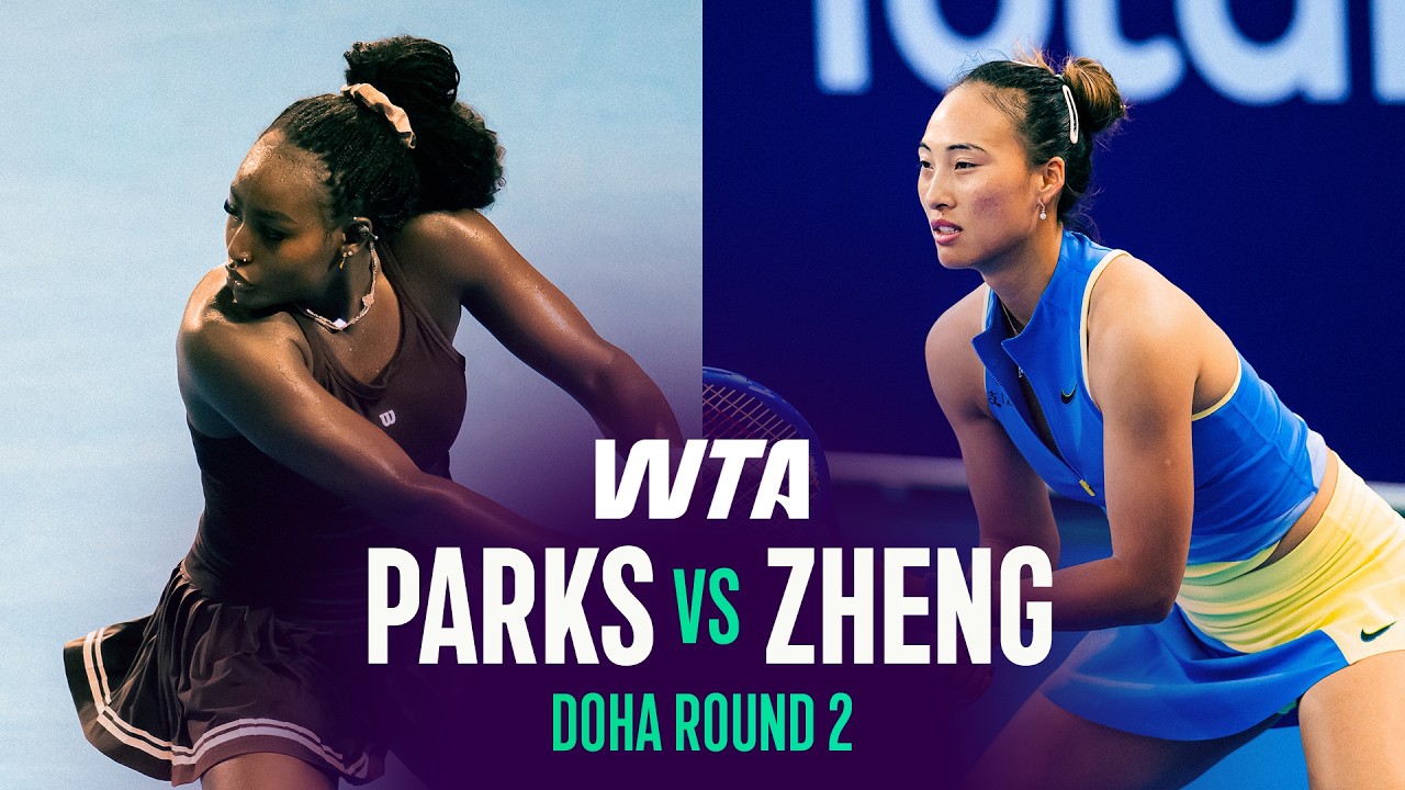 Alycia Parks vs. Qinwen Zheng | 2026 Doha Round 2 | WTA Match Highlights
