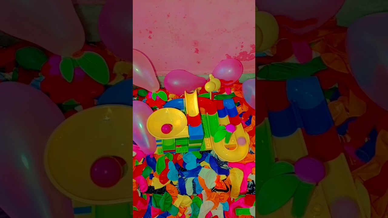 Super Fun Toy Track | Color Balls Running Fast 