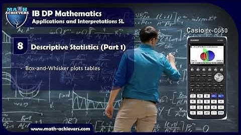 Box & Whisker Plot Tables | Descriptive Statistics | IB DP Mathematics SL