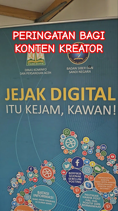 Peringatan Untuk Kreator ❗️Jejak Digital Kejam dan meninggalkan bekas selamanya #waspadahoax #konten