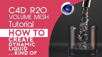 Cinema 4D R20 Tutorial - Bake Alembics from Volumes and Particles (Create Liquid)