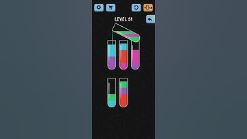 Water Color Sort Level 51 Walkthrough Solution iOS/Android