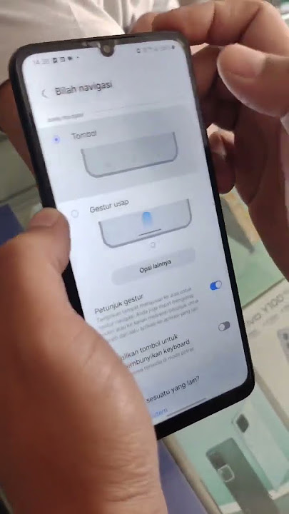 Cara mengembalikan tombol navigasi atau tombol kembali pada hp samsung #service #samsung #navigasi