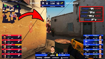 S1mple Amazing AWP Ace | S1mple MP9 Rush | CSGO Amazing Plays | Best Moments | Pro Players Cheating