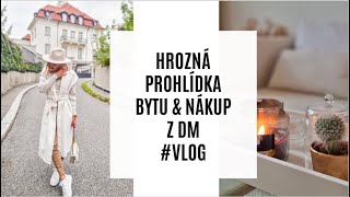 HROZNÁ PROHLÍDKA BYTU & NÁKUP Z DM #VLOG